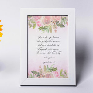 Bibel Verse Isaiah Card Tischnummer
