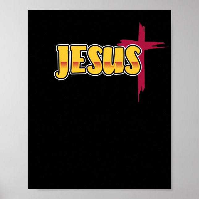 Bibel Verse Jesus Gott Poster (Vorne)