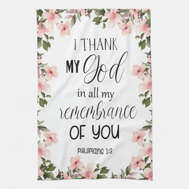 Bibel Verse Kitchtuch Geschirrtuch (Vertikal)