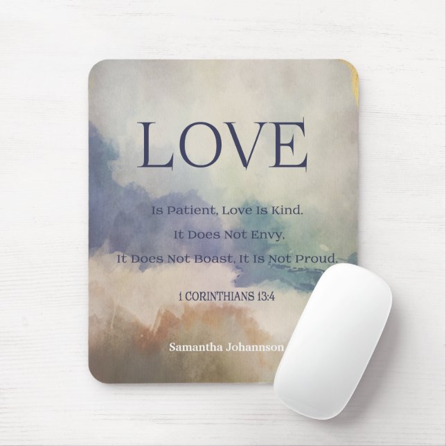 Bibel Verse Mouse Pad Mousepad (Mit Mouse)
