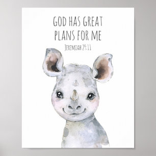 Bibel Verse Poster für Kinder Zimmerdekoration