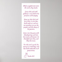 Bibel Verse Psalm 100 Serve der Herr