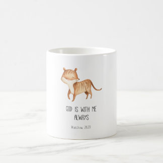 Bibel Verse Tasse Safari Tier Gott ist mit mir