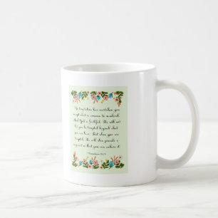 Bibel versifiziert Kunst - 1 Korinther-10:13 Kaffeetasse