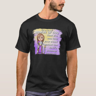 Bibel-Zitat-Rüstung Gottes Ephesianer 611 OsterChr T-Shirt