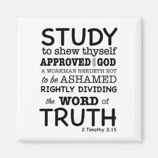 Bibelangebot 2 Timothy 2:15 Magnet