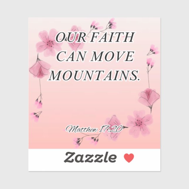 Bibelaufkleber Aufkleber (Blatt)