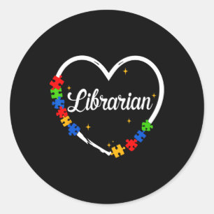 Bibelautismus Puzzle Liebe Bewusstseinsbildung Runder Aufkleber