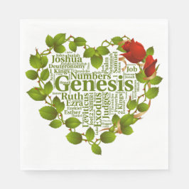 Bibelbücher Serviette