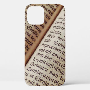 Bibelbuchseite mit Textur Case-Mate iPhone Hülle