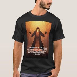 Bibelfigur Abraham | Bibel Verse Black T-Shirt