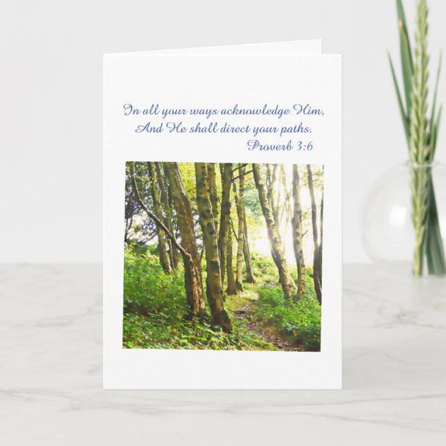 Bibelkarte Christlich Karte (Vorderseite)