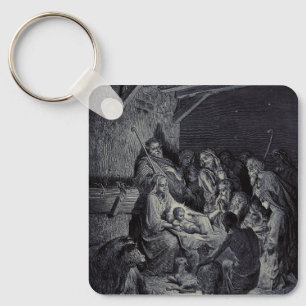 Bibelkrippe Schlüsselanhänger