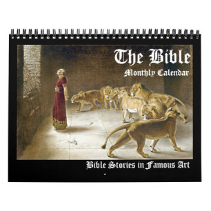 Bibelkunst Monatswerk Kalender