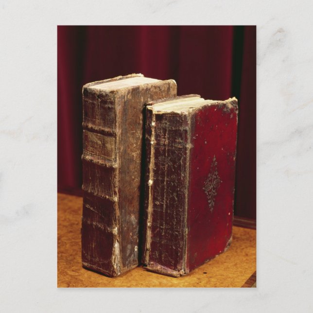 Bibeln von Lord Byron und Augusta Leigh Postkarte (Vorderseite)