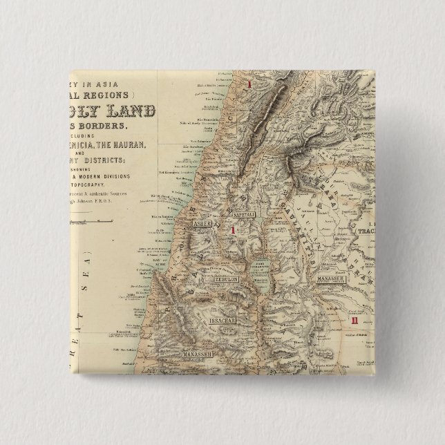 Bibelregionen Türkei und Asien Button (Vorderseite)