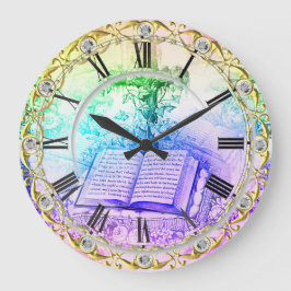 Bibelsäulenuhr Große Wanduhr
