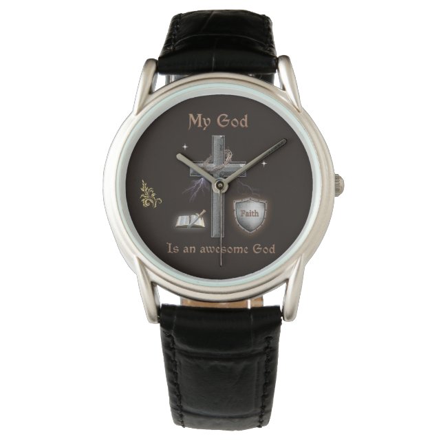 Bibelschrift Armbanduhr (Vorderseite)