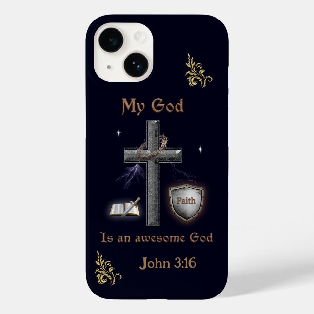 Bibelschrift Case-Mate iPhone 14 Hülle (Rückseite)