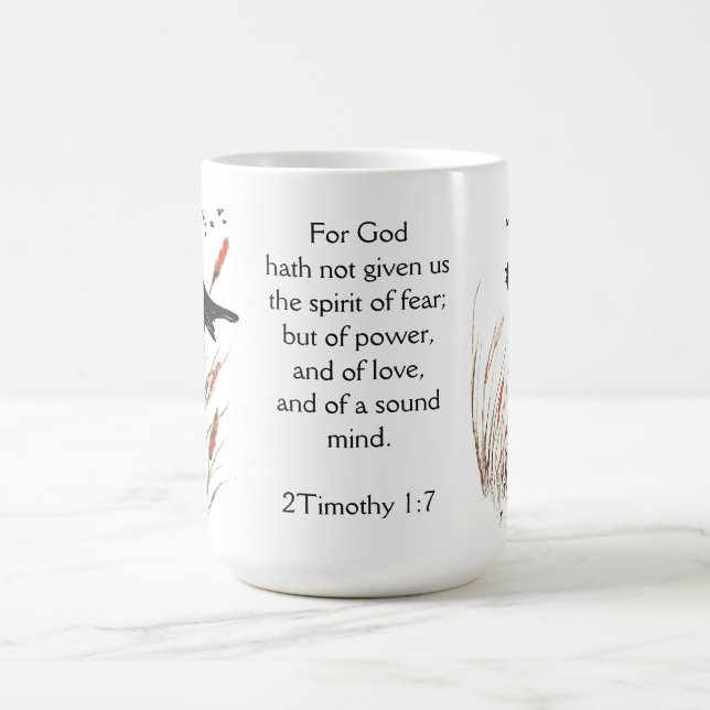 Bibelschrift, die Gott Blackbird gegeben hat Kaffeetasse (Mittel)
