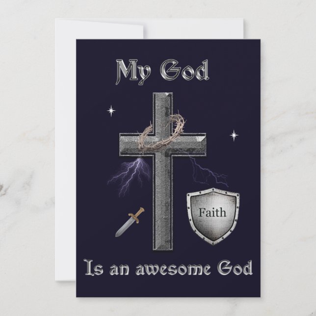 Bibelschrift Feiertagskarte (Vorderseite)