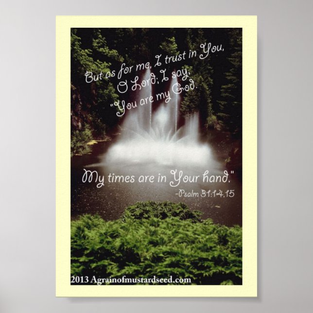Bibelschrift Gebete Poster (Vorne)