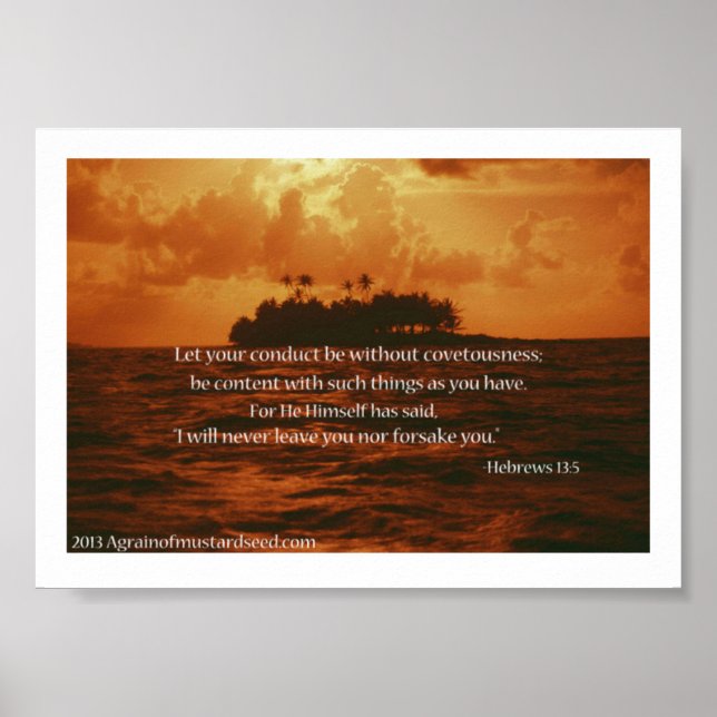 Bibelschrift Gebete Poster (Vorne)