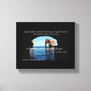 Bibelschrift Inspiration Leinwanddruck