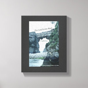Bibelschrift Inspiration Leinwanddruck