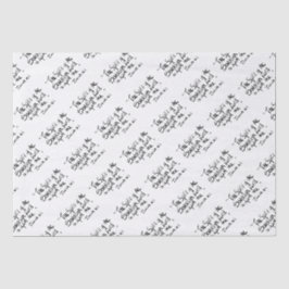 Bibelschrift Religiöser Text Quote Wrapping Pape Seidenpapier