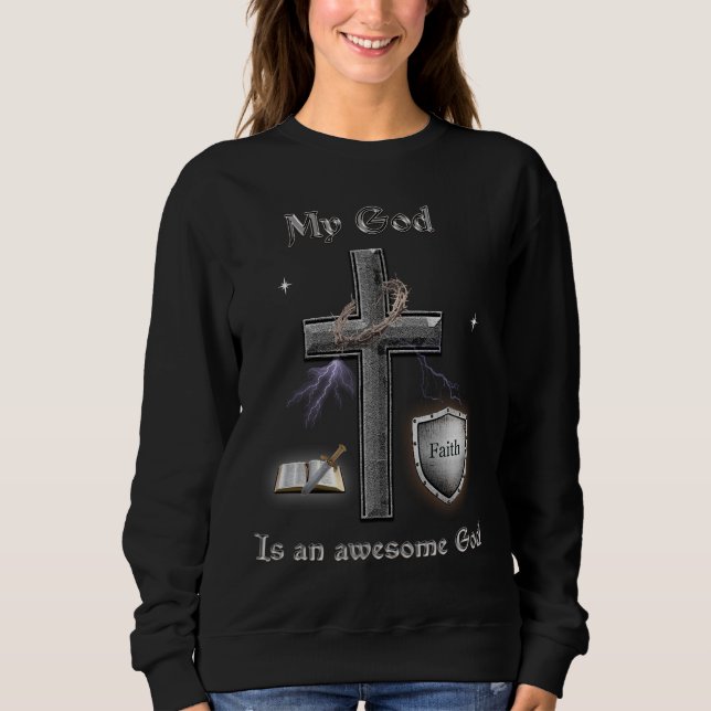 Bibelschrift Sweatshirt (Vorderseite)