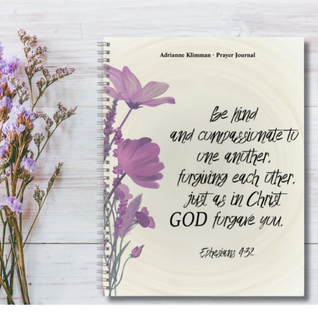 Bibelspruch-Blumen-Gebetsjournal Notizbuch (Von Creator hochgeladen)