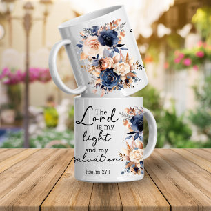 Bibelspruch-Blumen-Psalmen-Kaffeetasse Kaffeetasse