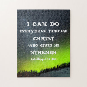 Bibelspruch Inspirationszitat Schrift Jigsaw 