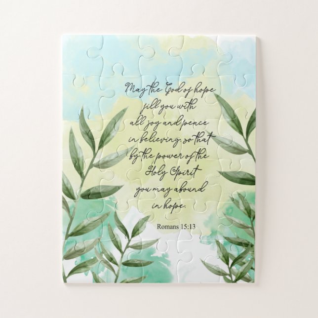 Bibelspruch Romans Schrift Jigsaw Puzzle (Vertikal)