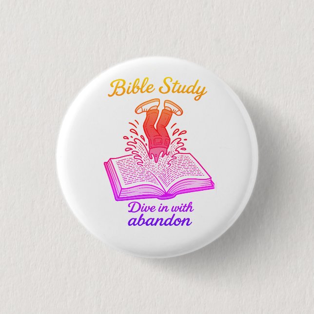 Bibelstudie Button (Vorderseite)