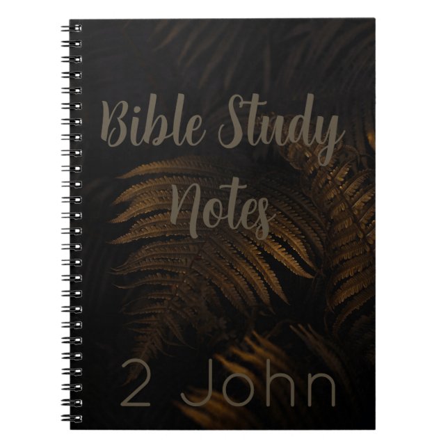 Bibelstudium - 2. Johannesbrief Notizblock (Vorderseite)