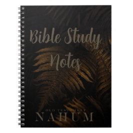 Bibelstudium-Nahum Notizblock