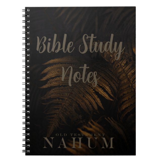 Bibelstudium-Nahum Notizblock (Vorderseite)