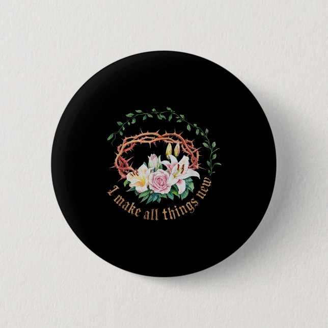 Bibelvers Christlicher Glaube Christentum Kirche J Button (Vorderseite)