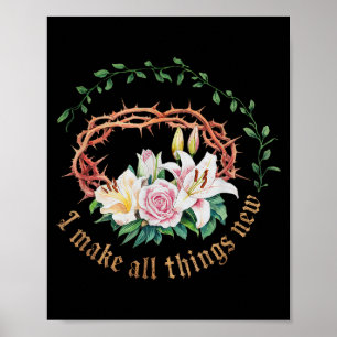 Bibelvers Christlicher Glaube Christentum Kirche J Poster