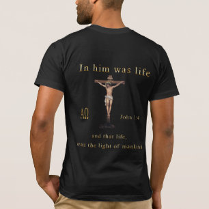 Bibelvers Fürchte dich nicht, denn ich bin bei dir T-Shirt