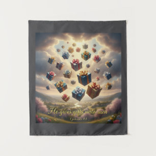 Bibelvers-Inspirierte Tapete Wandteppich