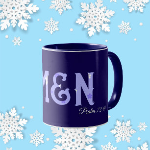 Bibelvers moderner Schriftzug personalisiert Tasse