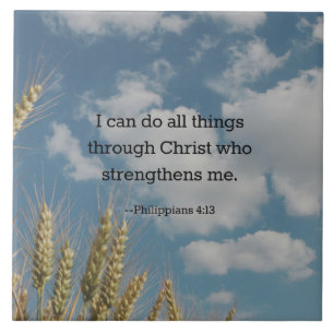 Bibelvers, Philipper 4:13 Fliese
