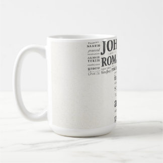 Bibelvers-Referenz-Kreuz-Wandkunst Kaffeetasse