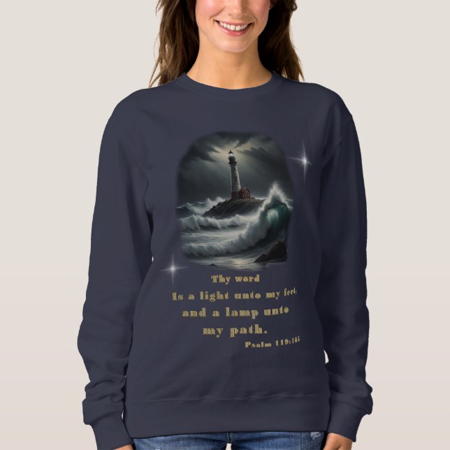 Bibelvers Sweatshirt (Vorderseite)