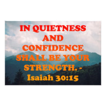 Bibelverse aus Isaiah 30:15.