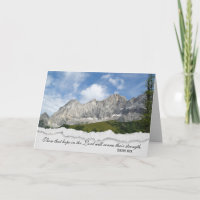 Bibelverse-Beileid für die Alpen