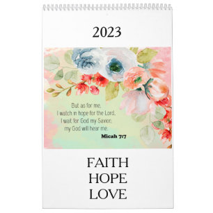 Bibelverse - Blumenkalender 2023 Kalender